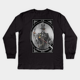 Grim Machinations Kids Long Sleeve T-Shirt